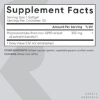 Sports Research Phytoceramides 350mg - 30 Softgels - Vegetable Phytoceramides for Skin