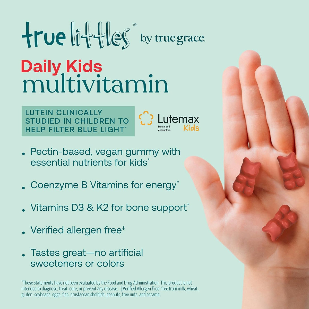 True Grace True Littles Daily Kids Multi - 120 gominolas de pectina - Multivitamínico infantil – Image 3