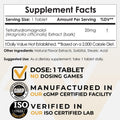 Nootropics Depot Tetrahydromagnolol Quick Dissolve Tablets – 20 mg, 60 comprimidos