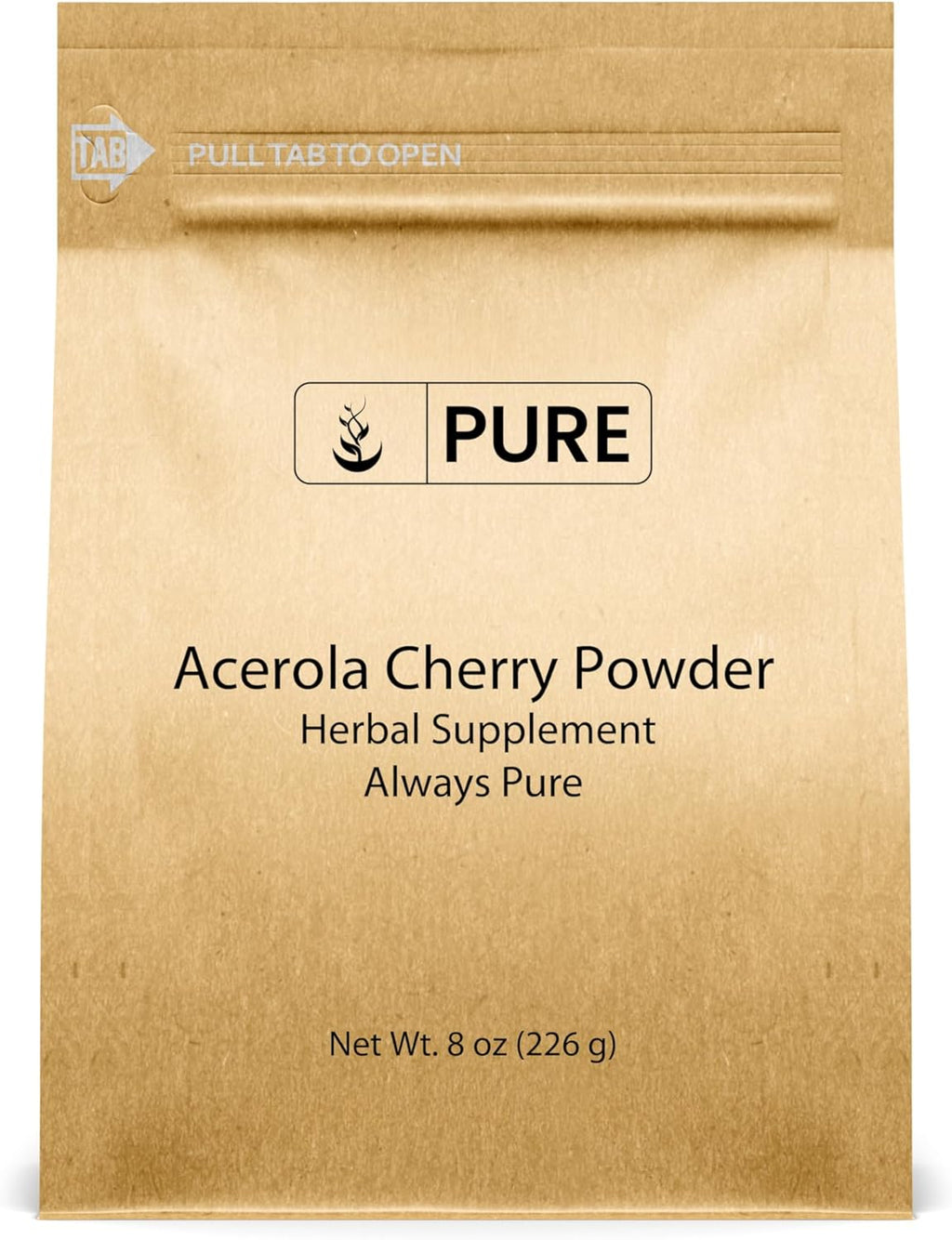 PURE ORIGINAL INGREDIENTS Polvo de Acerola Puro, 226g