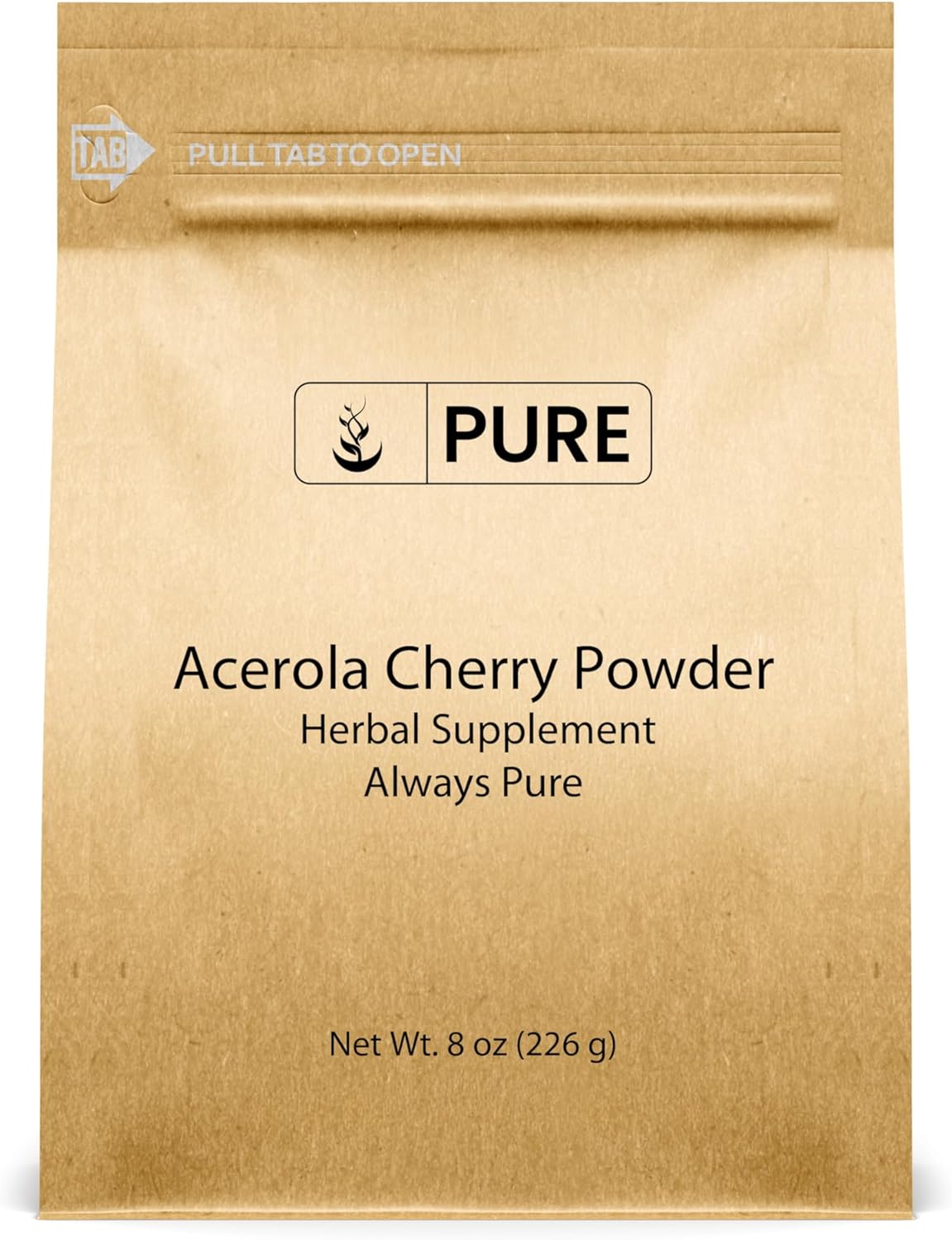 PURE ORIGINAL INGREDIENTS Polvo de Acerola Puro, 226g