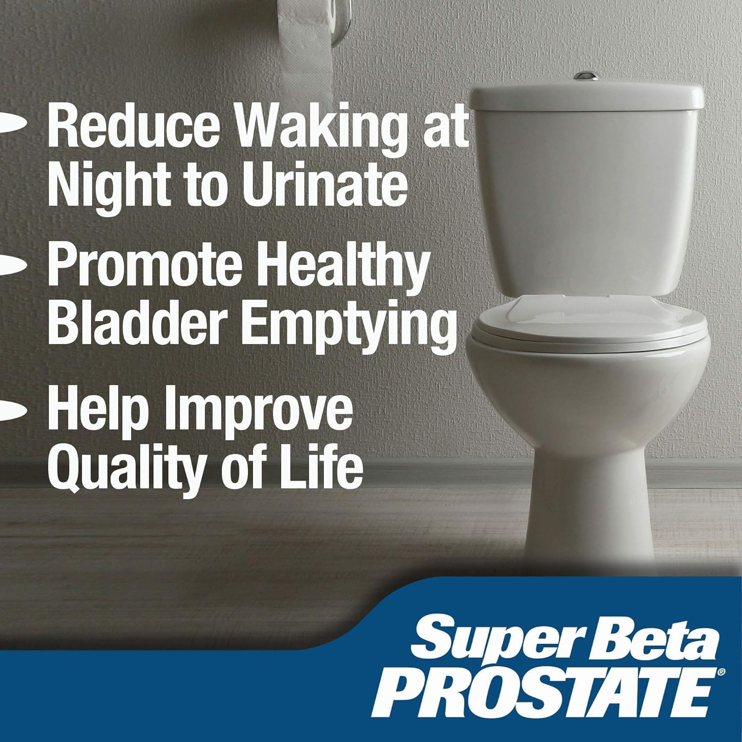 Super Beta Prostate - Suplemento para la Salud de la Próstata con Beta Sitosterol, 60 Cápsulas
