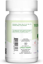 Maxi Health Vitamina C Masticable con Zinc - 180 Comprimidos Sabor Cereza - Kosher
