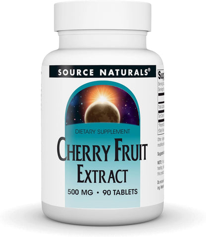 Source Naturals Extracto de Cereza, 500mg - 90 Comprimidos Vegetarianos – Image 1