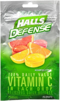 Halls Defense Sin Azúcar Surtido Cítrico 25 Caramelos