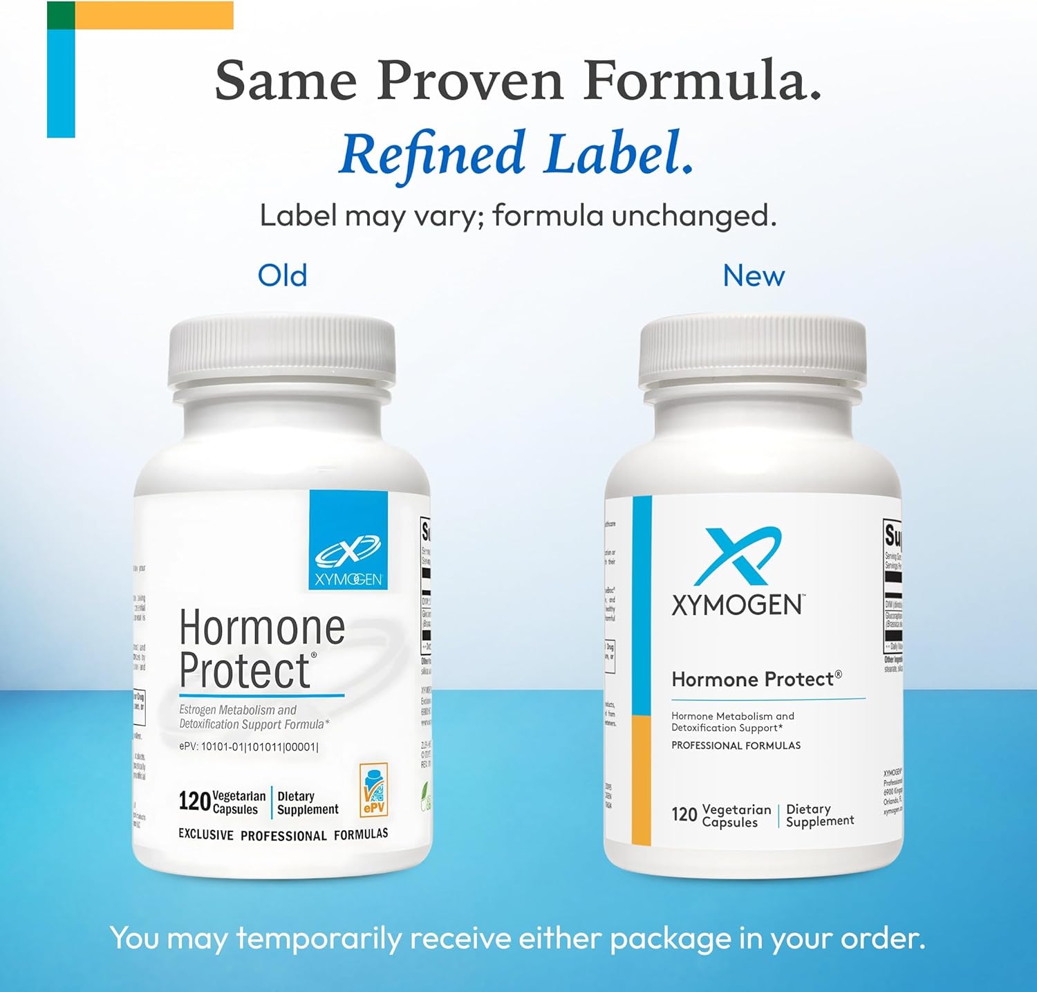 XYMOGEN Hormone Protect - DIM y Extracto de Brócoli - Apoyo Metabolismo Estrógenos - 120 Cápsulas
