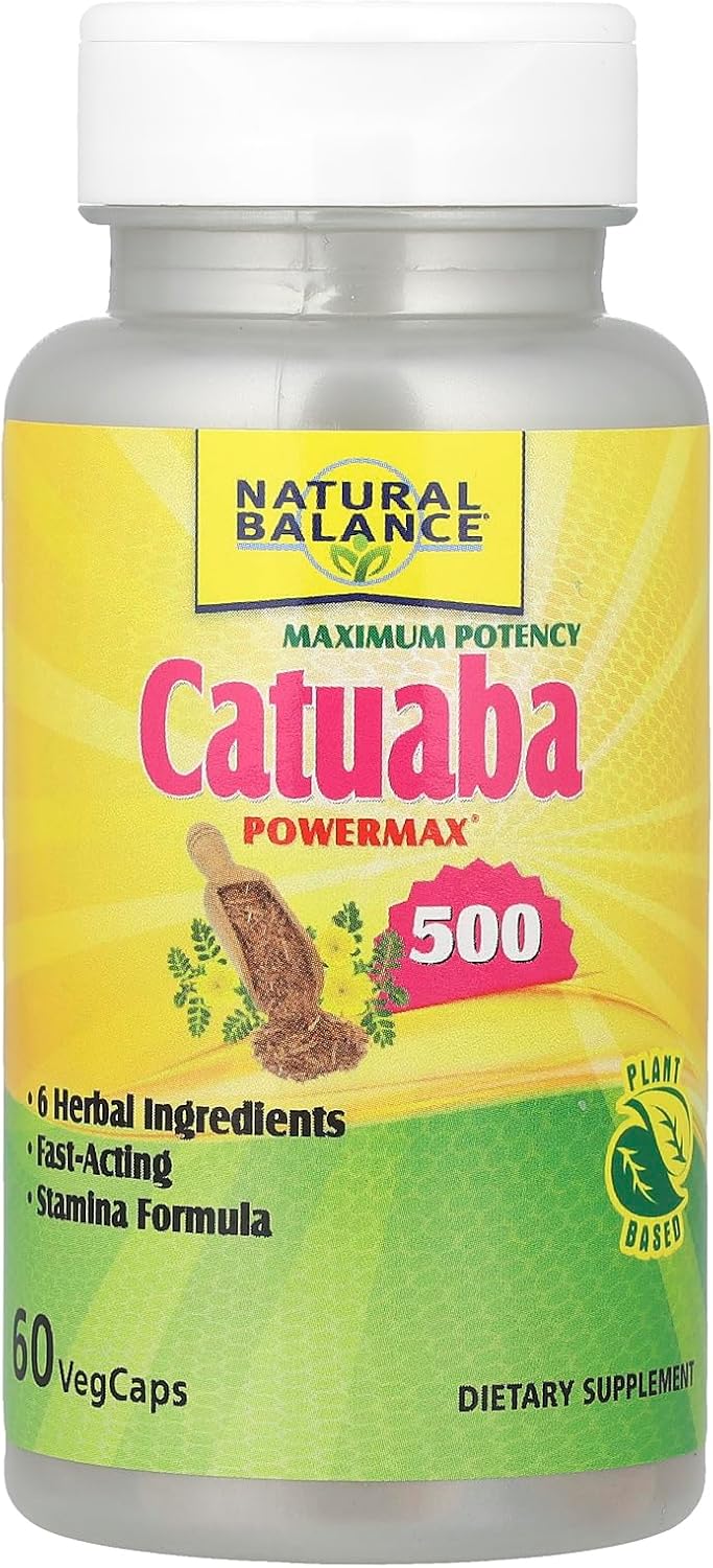Natural Balance Maximum Potency Catuaba Power Max® 500, 60 VegCaps