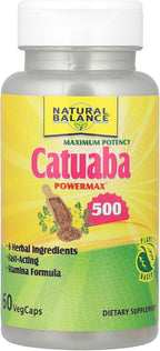 Natural Balance Maximum Potency Catuaba Power Max® 500, 60 VegCaps