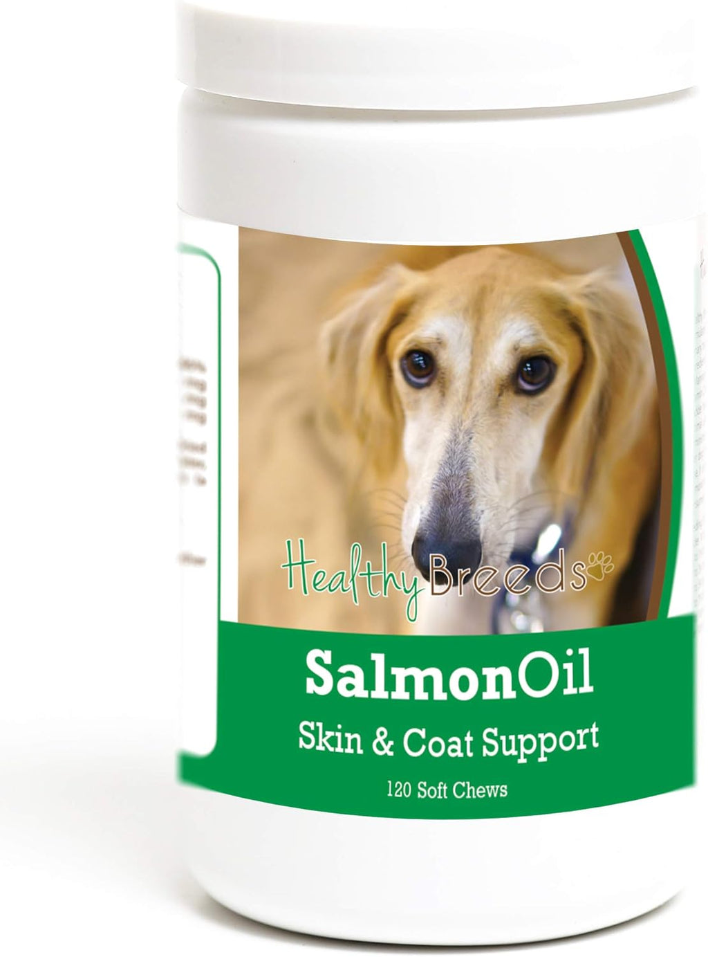 Healthy Breeds Sloughi Salmon Oil Soft Chews 120 Count