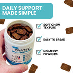 TRATEZ Multivitamínico para Perros 25-en-1 - Chews Blandos con Vitaminas y Minerales Esenciales, 60 Unidades