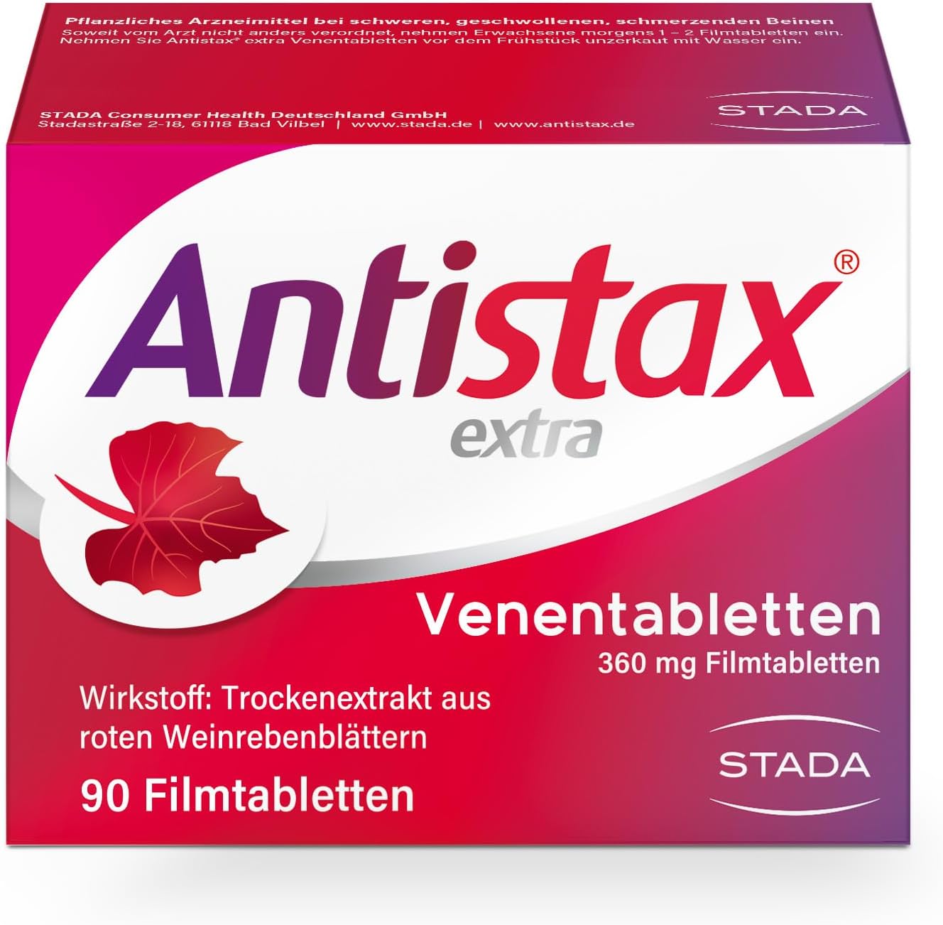 Antistax Fuerza Extra 90 Comprimidos