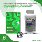 Equate Multivitamínico Completo para Adultos 50+ - 450 Comprimidos