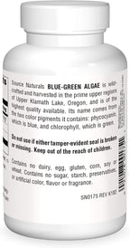 Source Naturals Blue-Green Algae, from Klamath Lake - 113 g en polvo