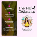 HUM Hair Strong - Suplemento para el Cabello con Biotina, Zinc y Vitaminas B12, 30 Cápsulas Veganas
