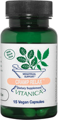 Vitanica Cramp Relax, Apoyo Menstrual, Vegano, 15 Cápsulas