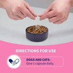 Nutramax Proviable Probióticos para Perros y Gatos, Suplemento Digestivo Diario con Múltiples Cepas Bacterianas, 30 Cápsulas