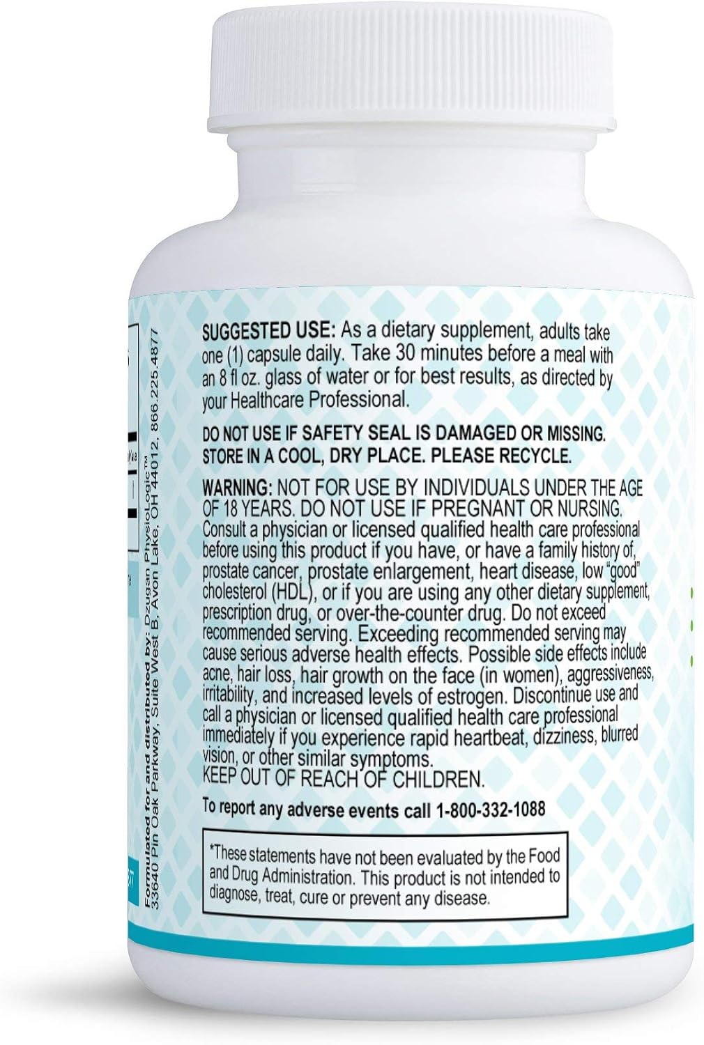Fórmula Avanzada de Pregnenolona de Dr. Dzugan 100mg 90 Cápsulas