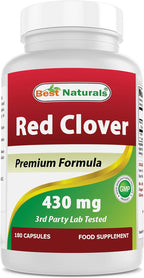Best Naturals Trébol Rojo 430 mg - 180 Cápsulas