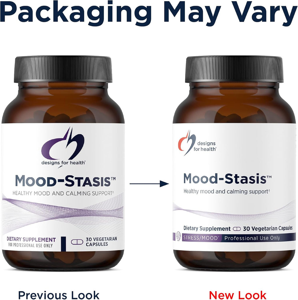 Designs for Health Mood-Stasis – Cápsulas para el apoyo al estrés y el estado de ánimo (30 cápsulas)