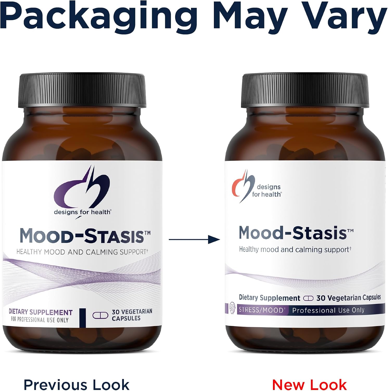 Designs for Health Mood-Stasis – Cápsulas para el apoyo al estrés y el estado de ánimo (30 cápsulas)