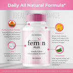 Femin Plus Cápsulas - Suplemento para Mujeres, Energía y Circulación (5 Pack)