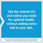 Life Extension Vitamina D3 con Yodo Marino, 125 mcg (5000 UI) – Apoyo Inmunitario, Salud Ósea, Tiroides – 1 al Día, Sin Gluten, No Transgénico – 60 Cápsulas