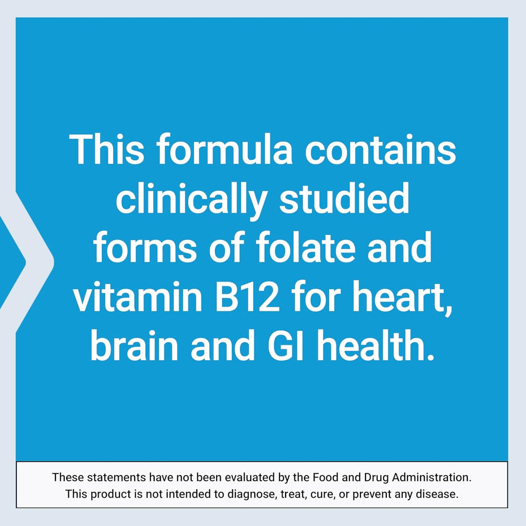 Life Extension BioActive Folate & Vitamin B12 - 90 Capsules