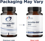 Designs for Health Annatto-GG 300 – Suplemento de Geranylgeraniol (60 Cápsulas Blandas)