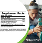NaturesPlus DHEA-25 con Bioperina - 60 Cápsulas - Sin Gluten