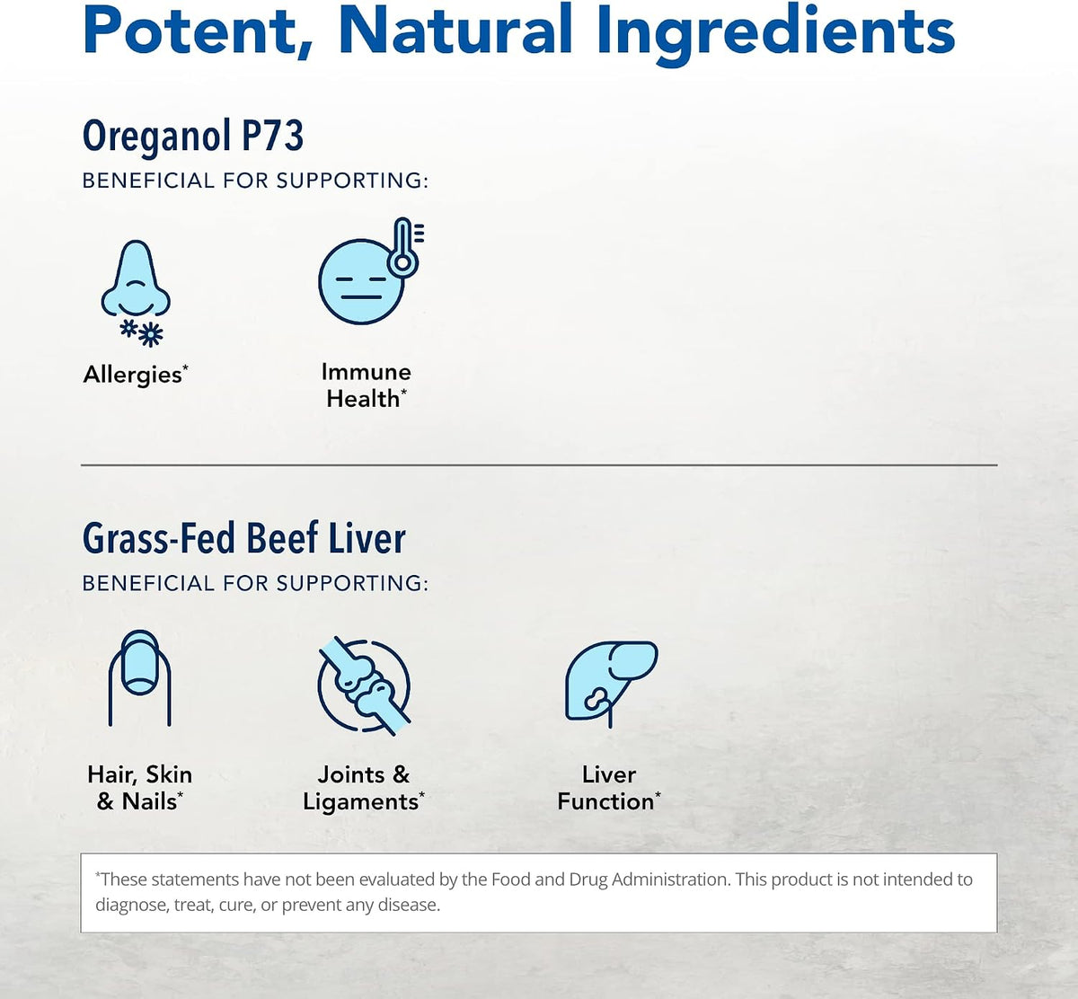 NORTH AMERICAN HERB & SPICE PurelyLiver - – Hierro: Contribuye a la formación normal de glóbulos rojos y – Image 3