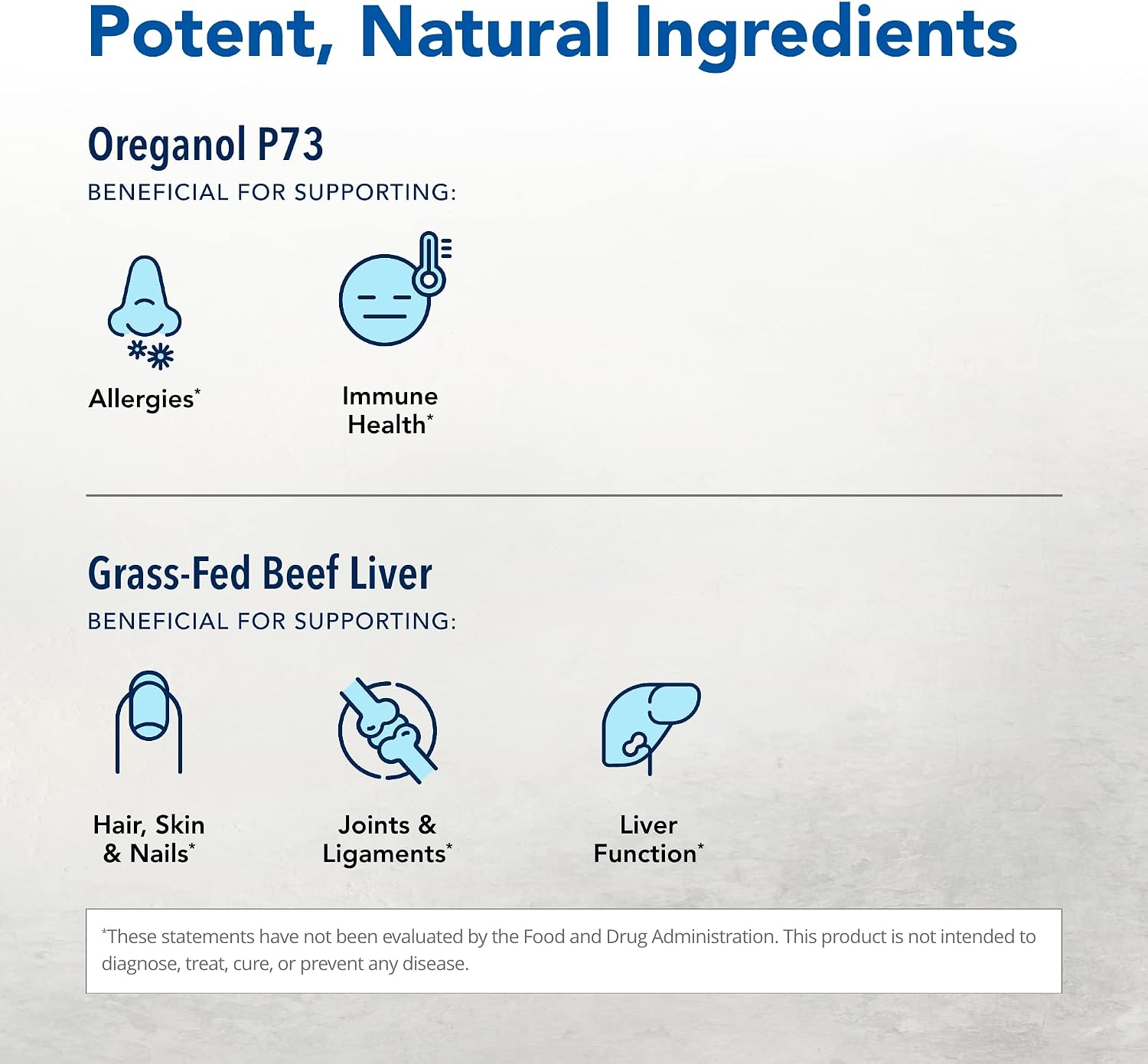 NORTH AMERICAN HERB & SPICE PurelyLiver - 150 Cápsulas - Hígado de Res 100% Alimentado con Pasto de Nueva Zelanda con Vitamina A, B12 y Hierro - 30 Porciones