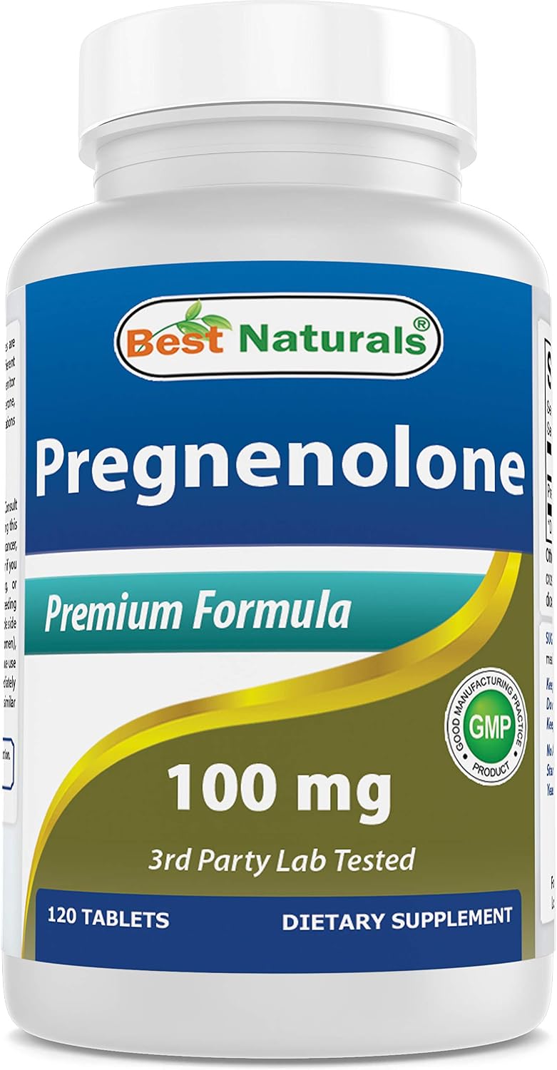 Best Naturals Pregnenolona 100 mg 120 Comprimidos