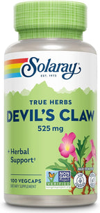 Solaray Garra del Diablo Raíz 525 mg - 100 Cápsulas Veganas