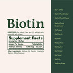 Nature's Bounty Biotina 10,000 mcg, Cápsulas Blandas de Liberación Rápida, 180 Unidades