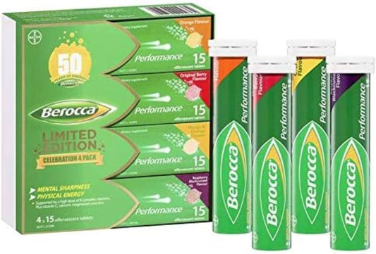 Berocca Performance Comprimidos Efervescentes 60 uds. Edición Limitada Pack Celebración