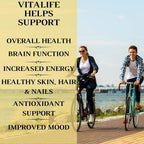 RSN Vita Life Multivitamínico Completo + CoQ-10, EFA, Vegetales y Hierbas, 150 Cápsulas