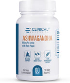 Clinical Effects Ashwagandha con Pimienta Negra - 60 Cápsulas para Vitalidad y Calma