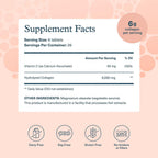 Youtheory Advanced Collagen con Vitamina C - 6,000 mg de Péptidos de Colágeno Hidrolizado - 160 Tabletas