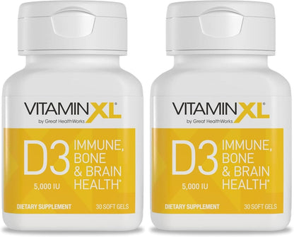 OmegaXL VitaminXL D3 - Vitamina D3 5000 IU – No-GMO y sin gluten: Formulado sin organismos modificados – Image 7