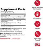 Redd Remedies Brain Awakening – Supports Cognitive Function and Focus, 120 Vegan Capsules
