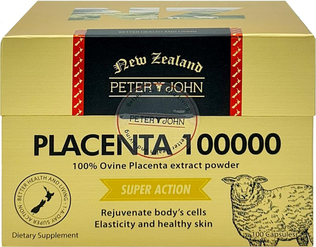 Healthfarm Peter John Placenta Ovina 100000 mg 100 Cápsulas