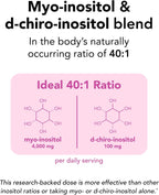 Theralogix Ovasitol Polvo de Inositol - Suministro para 180 Días - Myo-Inositol y D-Chiro Inositol 40:1