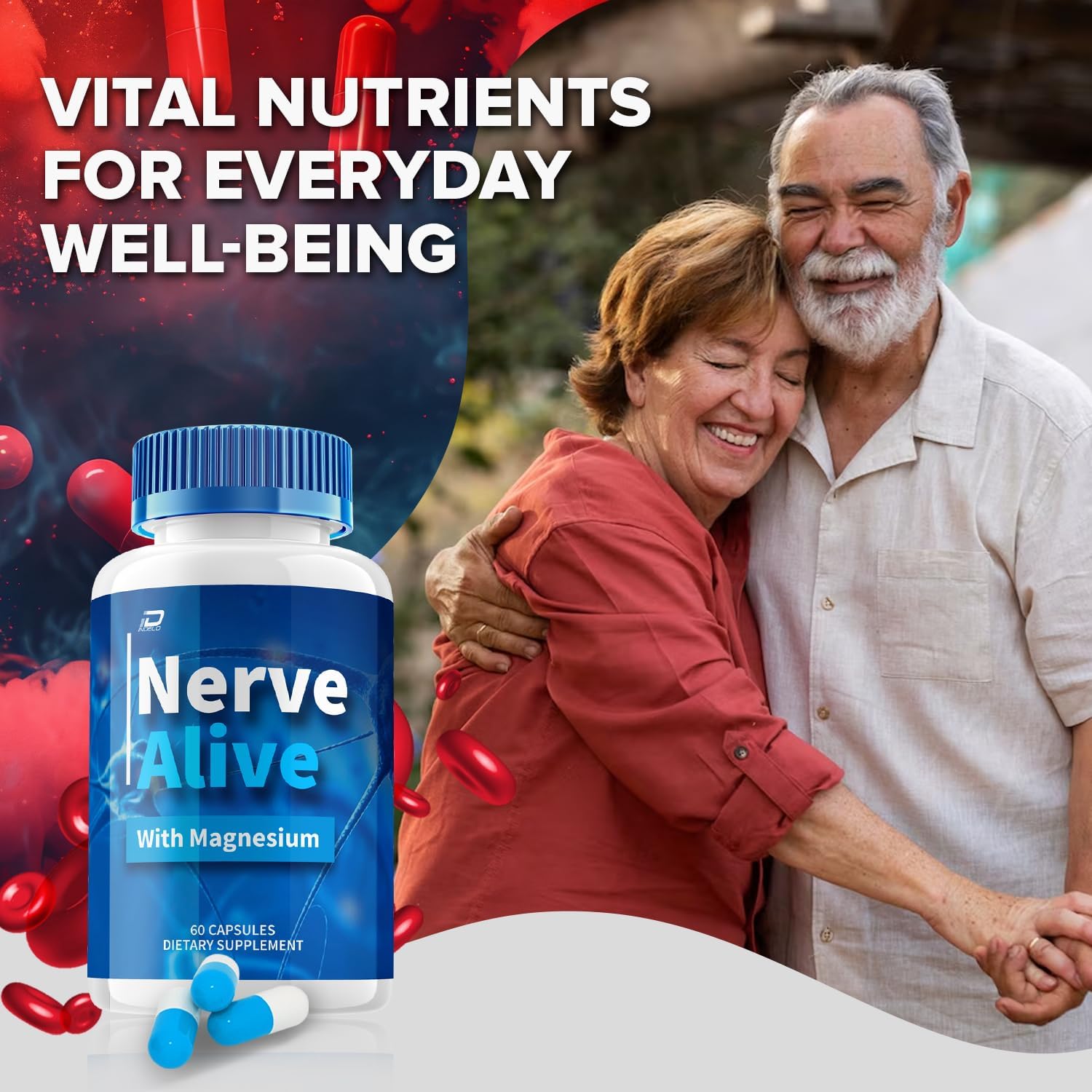 Nerve Alive Cápsulas – Suplemento Avanzado NerveAlive, Fórmula Natural, Máxima Potencia (5 Paquetes - 300 Cápsulas)