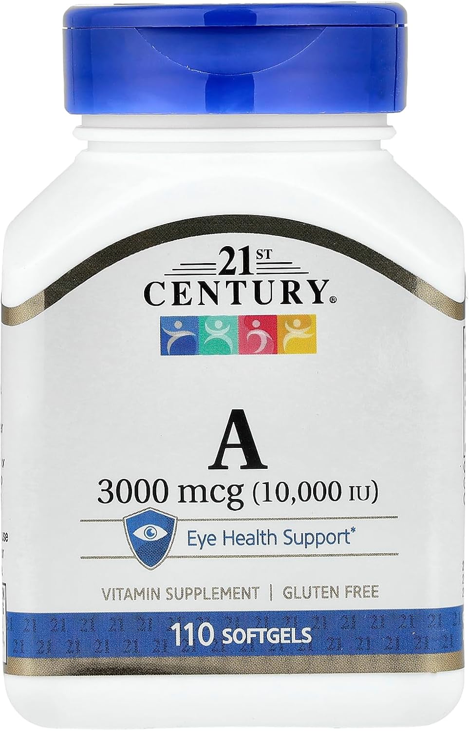 21st Century Vitamina A 10.000 UI, 110 Cápsulas Blandas