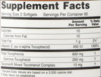 NOW Foods Gamma E Complex, 120 Cápsulas Blandas