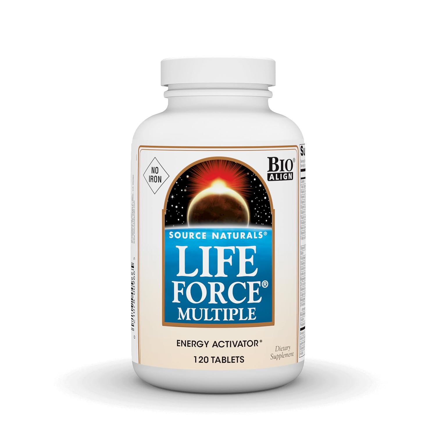 Source Naturals Life Force Multiple Sin Hierro - Multivitamínico Diario de Alta Potencia con Vitaminas, Minerales y Antioxidantes - 120 Comprimidos