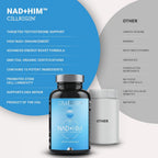 Cellregen NAD HIM – Suplemento de Nicotinamida Ribósido para la Restauración de NAD+ y la Salud Masculina, 90 Cápsulas