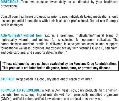 XYMOGEN ActivNutrients sin Hierro - – Vitaminas del grupo B: Incluyen tiamina, riboflavina, niacina, ácido – Image 6
