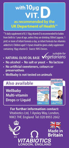 Wellbaby 30 ml Vitamin D Drops - Gotas de Vitamina D para Bebés
