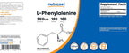 Nutricost L-Fenilalanina 500mg, 180 Cápsulas
